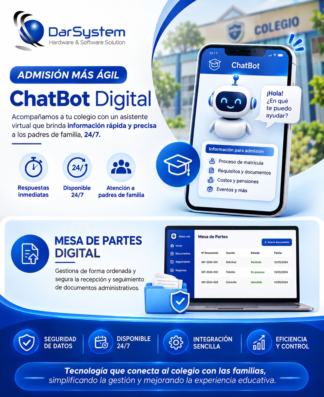 ChatBot Digital y Mesa de Partes Digital - Darsystem